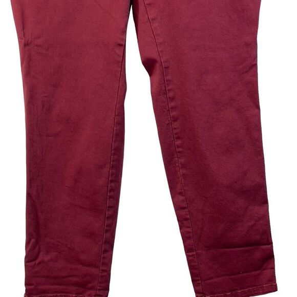 Torrid Cropped Military Pant - Pinot Noir Wash Plus Size 12 - Picture 5 of 16